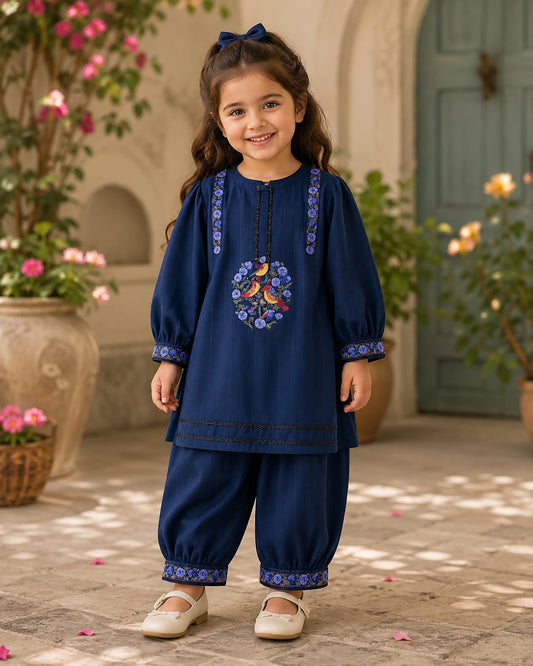 BLUE  shirt with stylish trouser